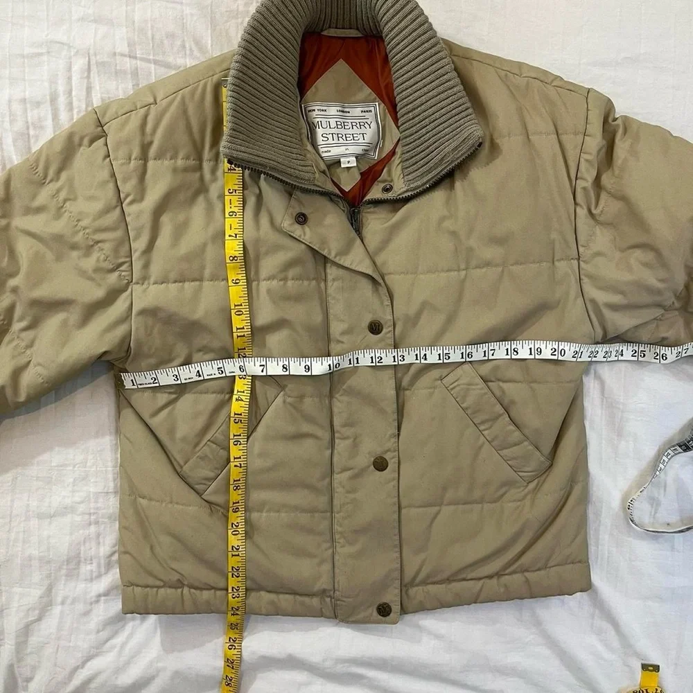 Mulberry Street tan puffer